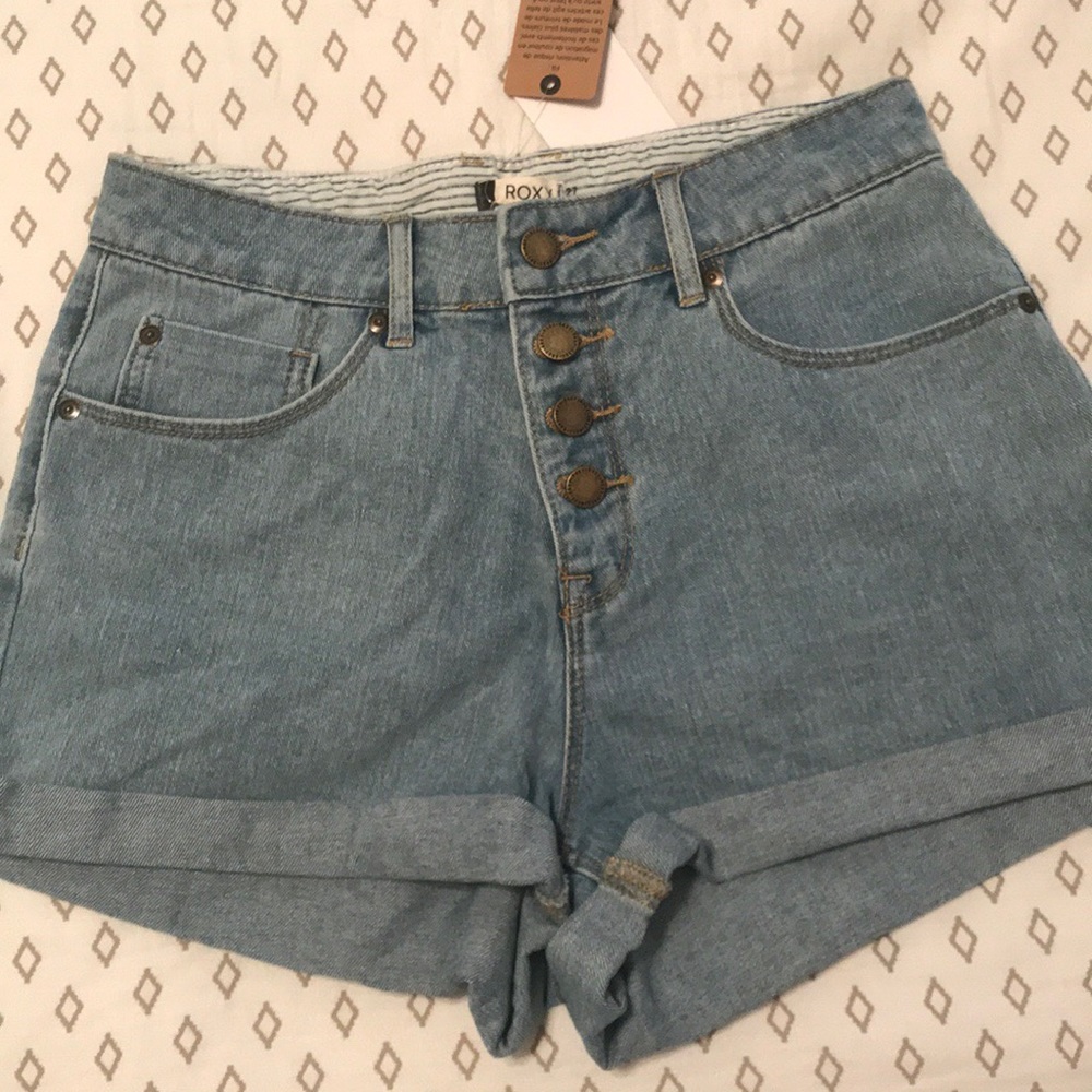Roxy High Waisted Shorts NWT